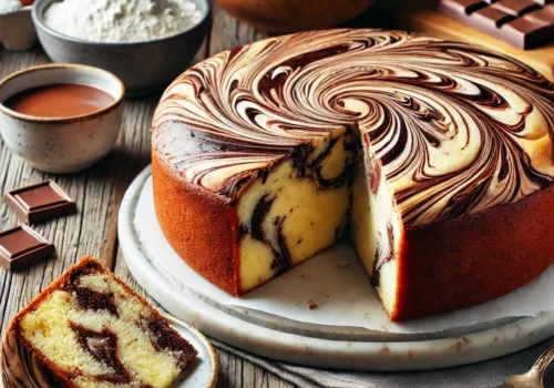 עוגת שיש מעלפת עם סוד מתכון מדהים