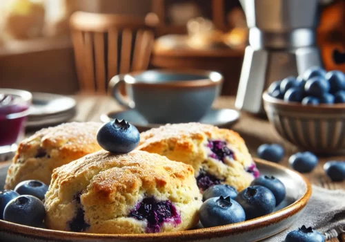 סקונס אוכמניות: המתכון המושלם והקליל לקינוח מעלף