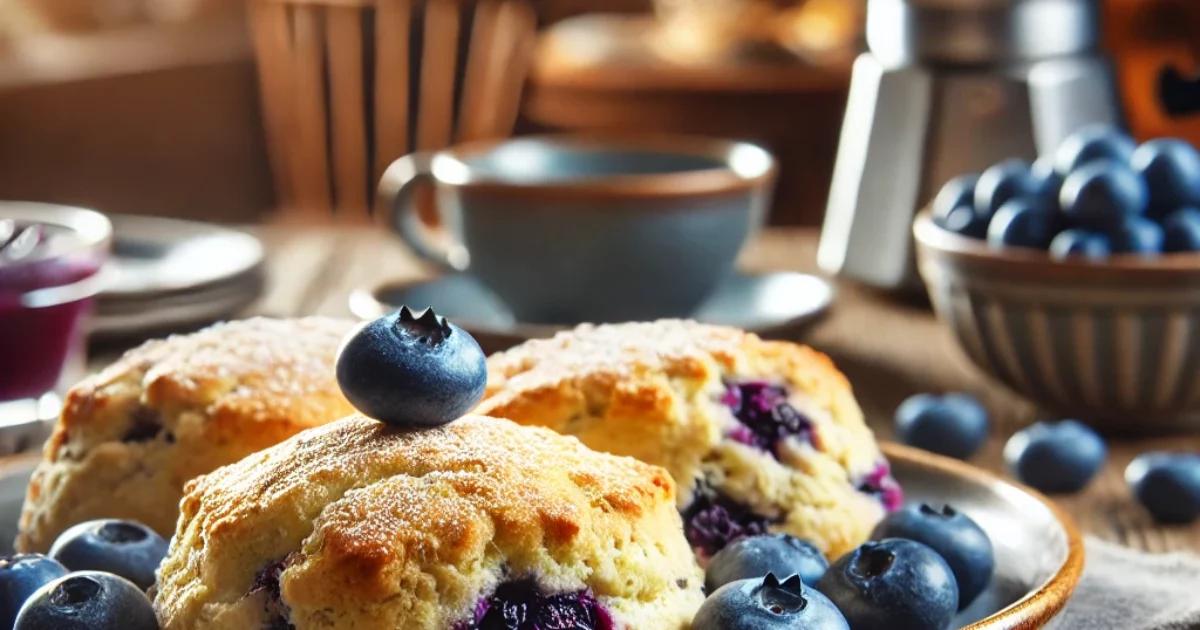 סקונס אוכמניות: המתכון המושלם והקליל לקינוח מעלף