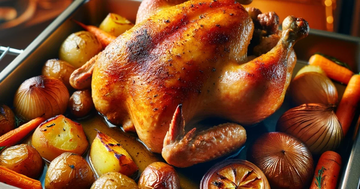 עוף שלם בתנור: מתכון אגדי שישגע אתכם!