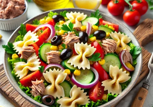 סלט פסטה קר עם טונה: המתכון המרענן לקיץ