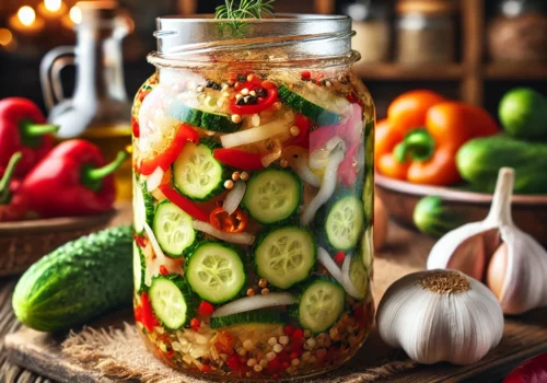 רליש חמוצים ביתי מדהים שבא בול עם בשר ועוד ים של דברים