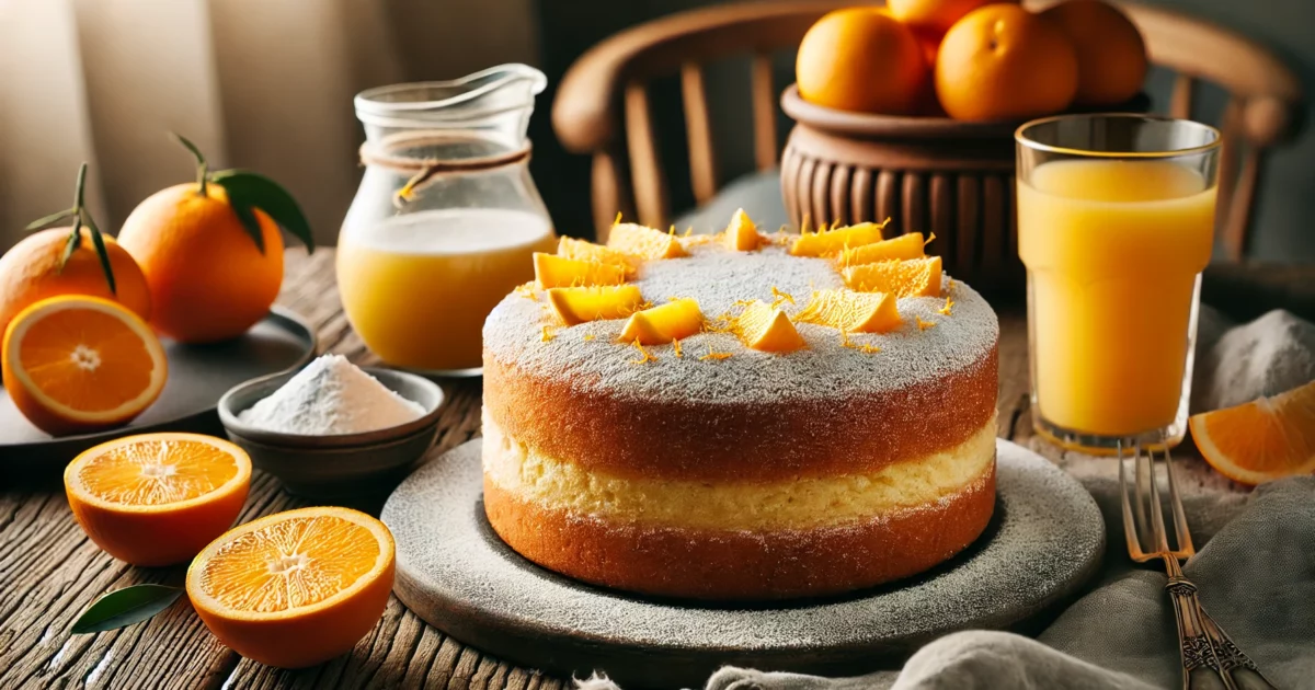 עוגת תפוזים אוורירית מושלמת