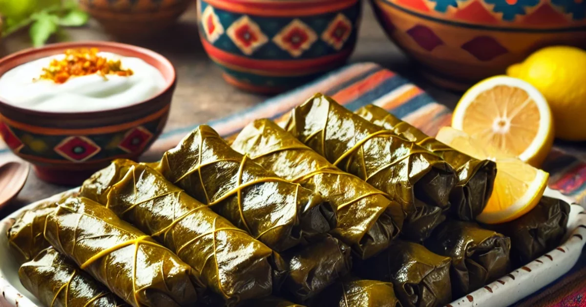 עלי גפן ממולאים מהמטבח הערבי: מתכון ליגת העל