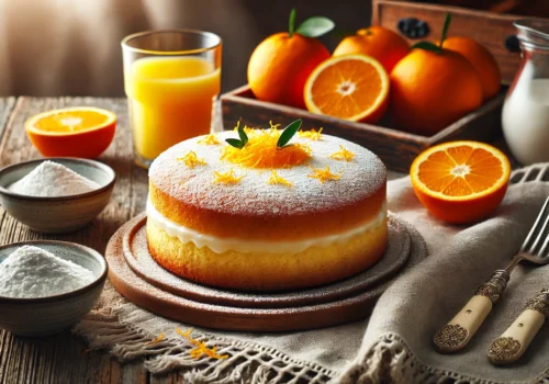 עוגת תפוזים מדהימה עם אינסטנט פודינג