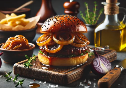 בצל מקורמל שישדרג לכם את ההמבורגר בטירוף