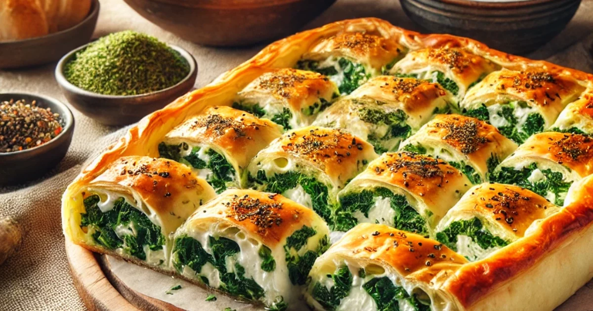 בורקס מים טורקי מפוצץ גבינות ותרד הכי טעים שיש