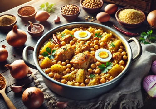 חמין מרוקאי עם עוף: המתכון המדהים שיחמם את הלב