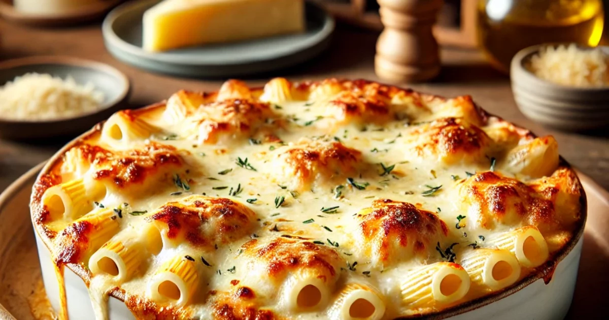 פסטה מוקרמת בתנור ברוטב שמנת - המתכון המושלם לחובבי האוכל המנחם