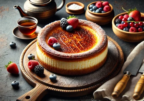 עוגת גבינה באסקית ללא גלוטן - הפינוק המושלם שישאיר אתכם המומים!