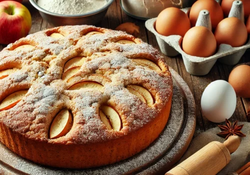 עוגת תפוחים בחושה מהממת של סבתא כמו של פעם