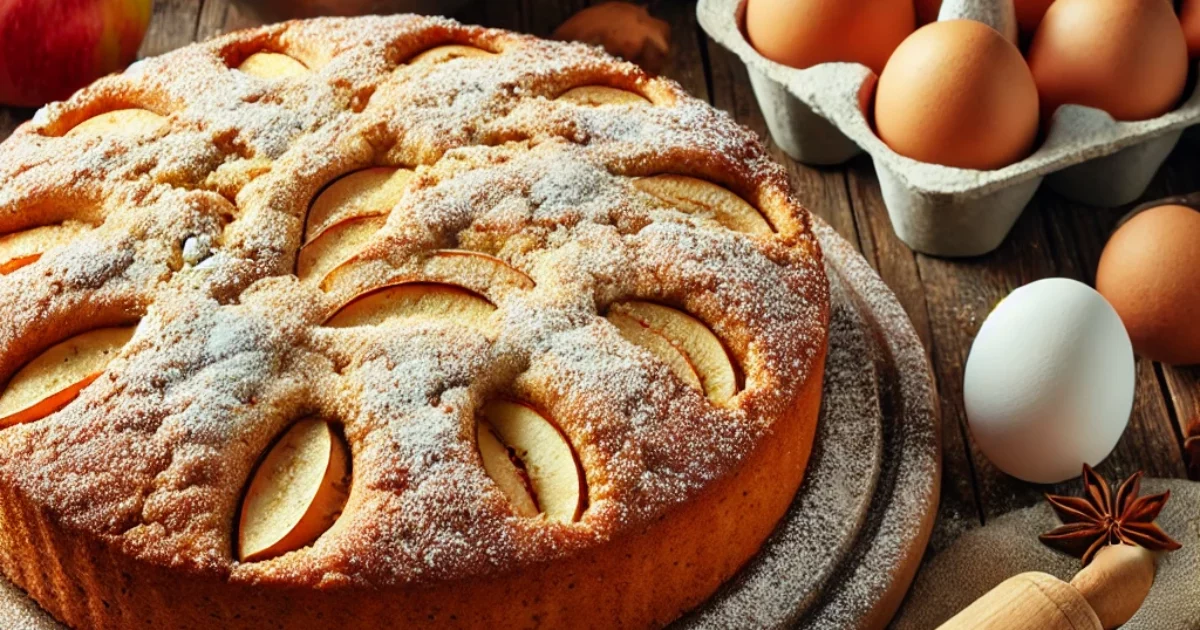 עוגת תפוחים בחושה מהממת של סבתא כמו של פעם