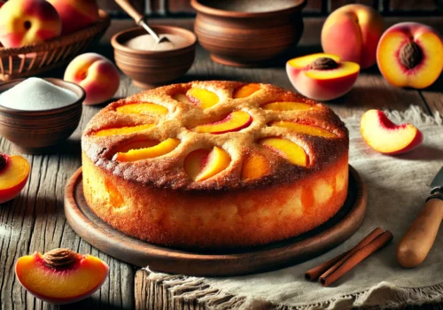 עוגת אפרסקים בחושה פרווה: המתכון המושלם לכל אירוע