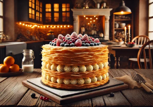 עוגת נפוליאון רוסית מדהימה - קינוח אגדי שילך אתכם לכל מקום