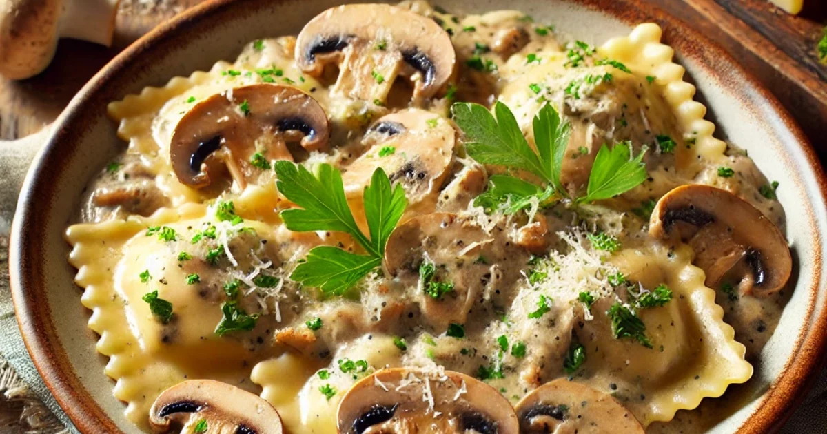 רביולי שמנת פטריות: מנה משגעת וממכרת שתסחוף אתכם לעולם של טעמים