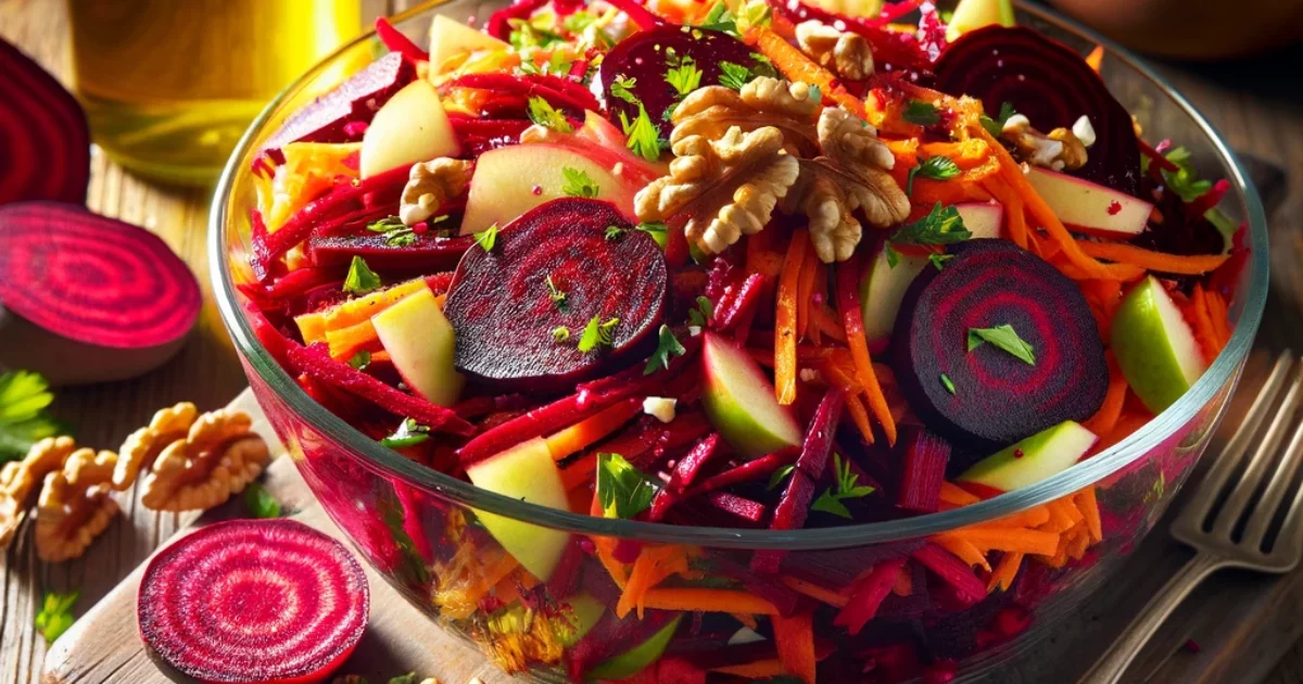 מתכון לסלט סלק חי מגורד