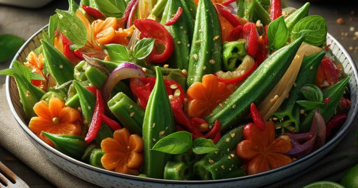 מתכון לבמיה תאילנדית - מרענן, חמוץ-מתוק ועם ארומה מיוחדת במינה!