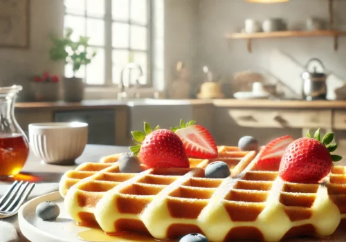 וופל בלגי בלי ביצים