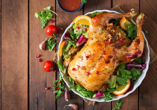 עוף שלם ממולא