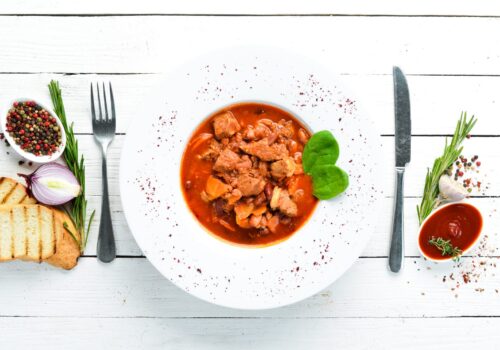 מתכון לחמין מקרוני עם בשר