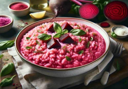 ריזוטו סלק שמנת: מסע קולינרי ורוד וממכר