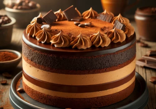 עוגת קפה ושוקולד שכבות מושלמת הכי טעימה בארץ