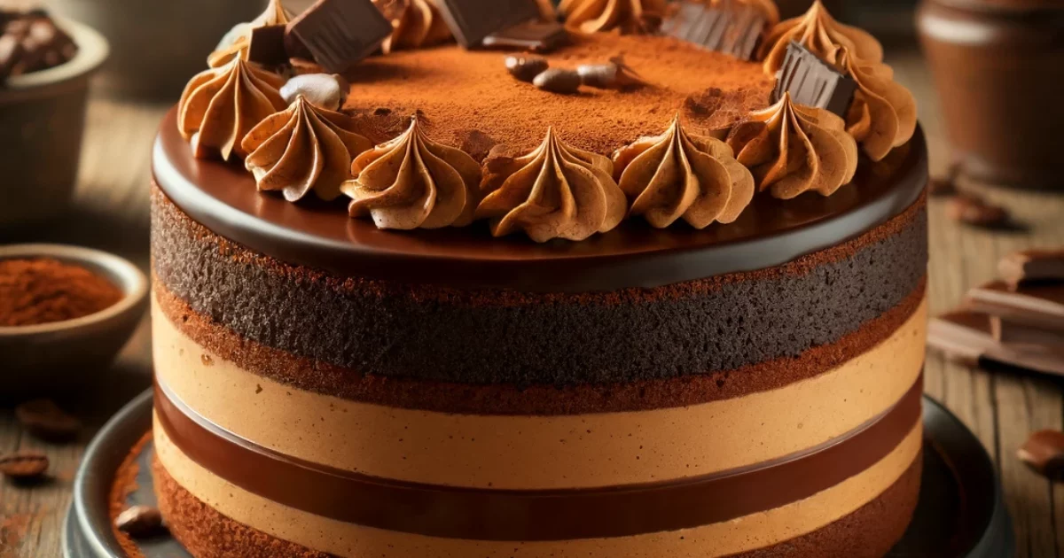 עוגת קפה ושוקולד שכבות מושלמת הכי טעימה בארץ