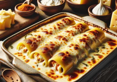 קנלוני משגע עם רוטב גבינות בטעם וואו