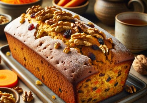 עוגת גזר בחושה עם אגוזים וצימוקים – מושלמת ללקק את האצבעות