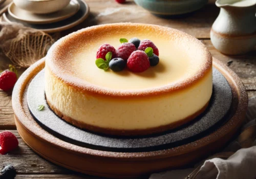 פצצת טעמים אלוהית - מתכון לעוגת גבינה אפויה משגעת ללא תחתית