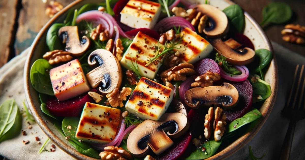 סלט חלומי ופטריות מוקפצות כמו של מסעדות (ואף יותר!)