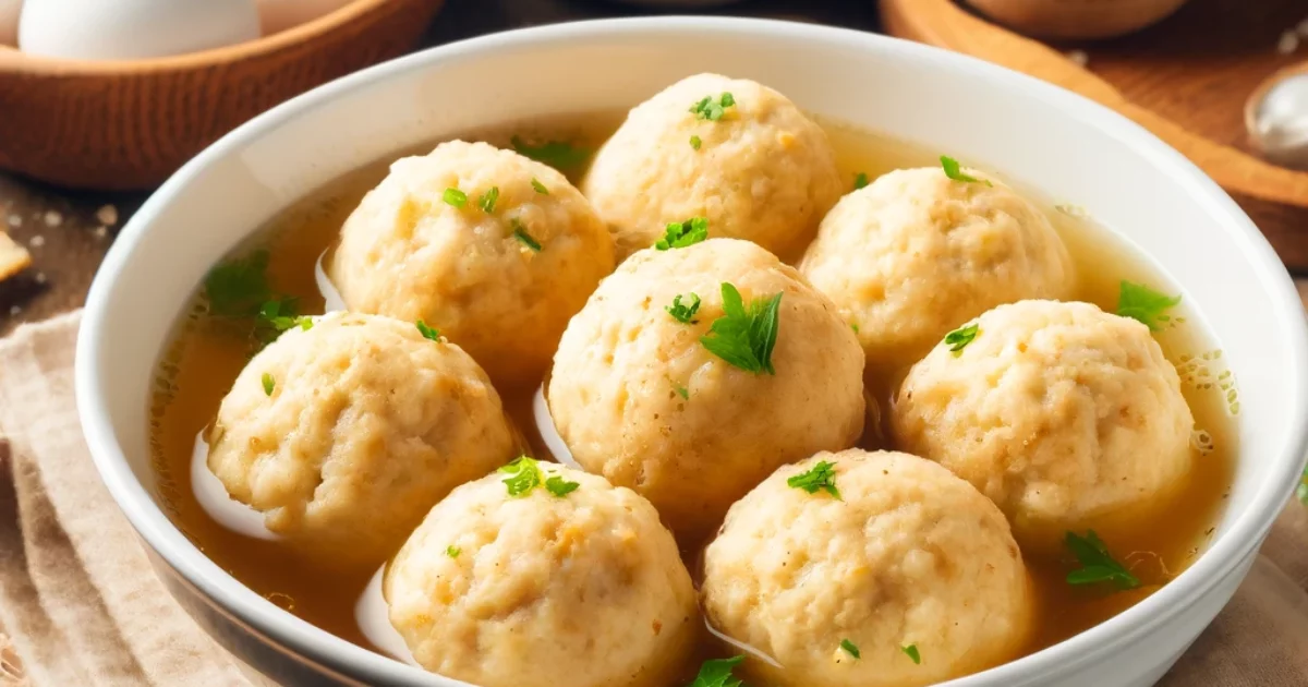 קניידלך ממצות בלי קמח מצה: המתכון האולטימטיבי לפסח