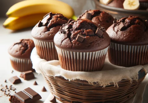 מאפינס שוקולד בננה ללא גלוטן - מתכון מדהים, קל וממכר!