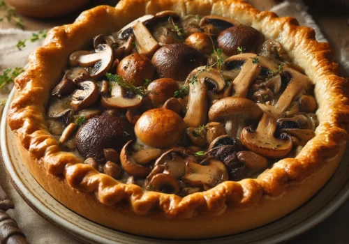 מתכון / קיש פטריות