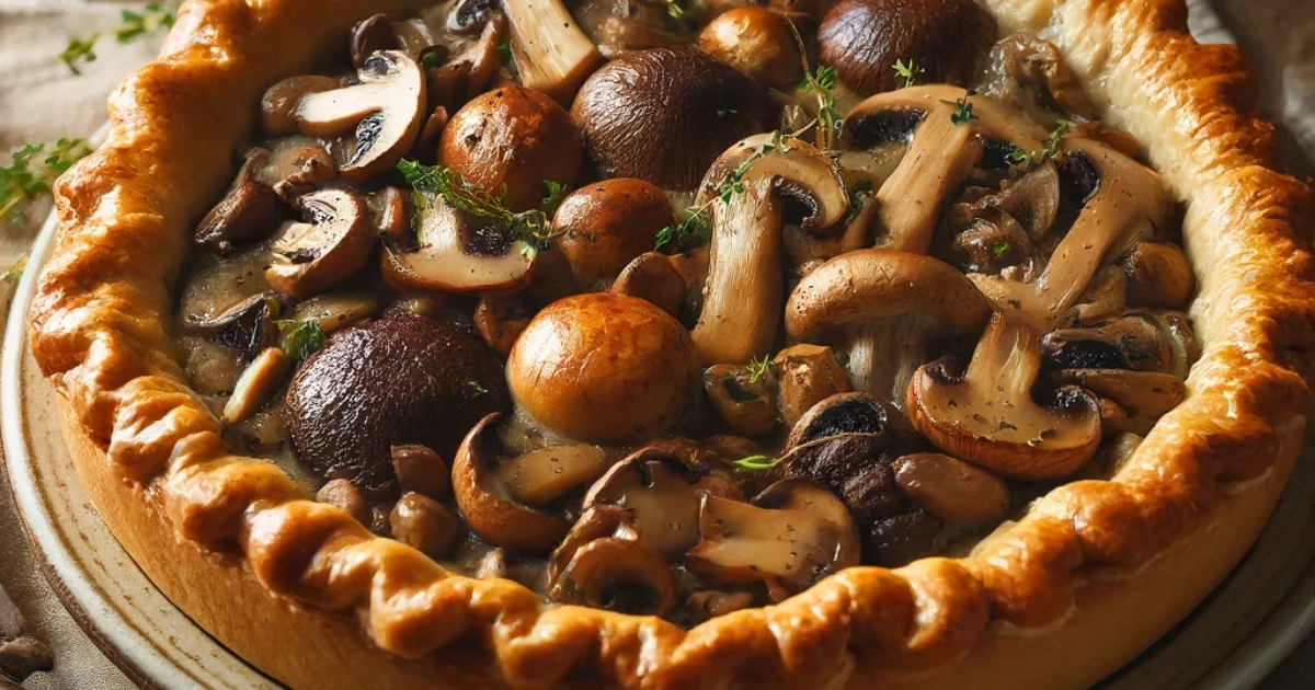 מתכון / קיש פטריות