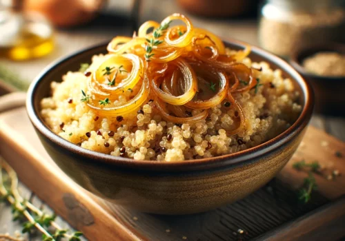 מתכון קינואה עם בצל