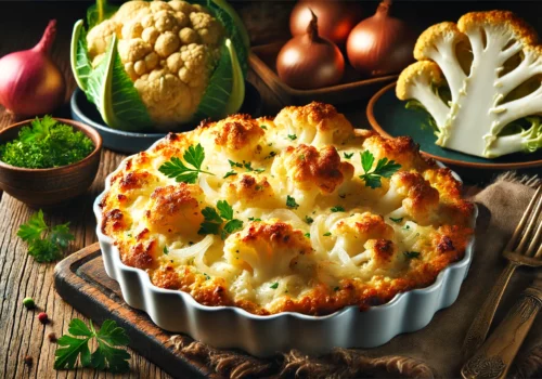 פשטידת כרובית ובצל מדהימה ללא קמח (מתכון מושלם שמצליח תמיד!)