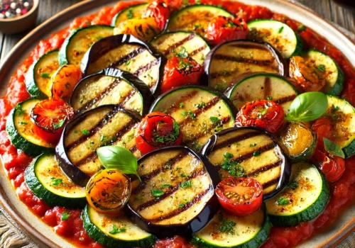 רטטוי חצילים וקישואים בטעם גן עדן