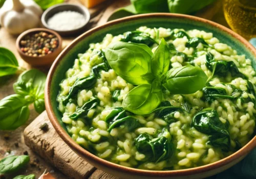 ריזוטו תרד ובזיליקום - מתכון אגדי שאתם חייבים לנסות