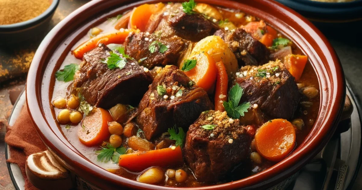 קדירת לחי עגל בסגנון מרוקאי מדהים