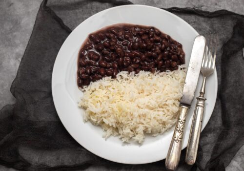 אורז עם שעועית אדומה