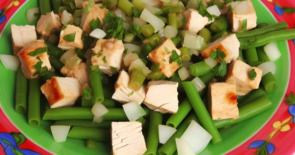 חזה עוף עם שעועית ירוקה - מתכון פשוט וטעים!