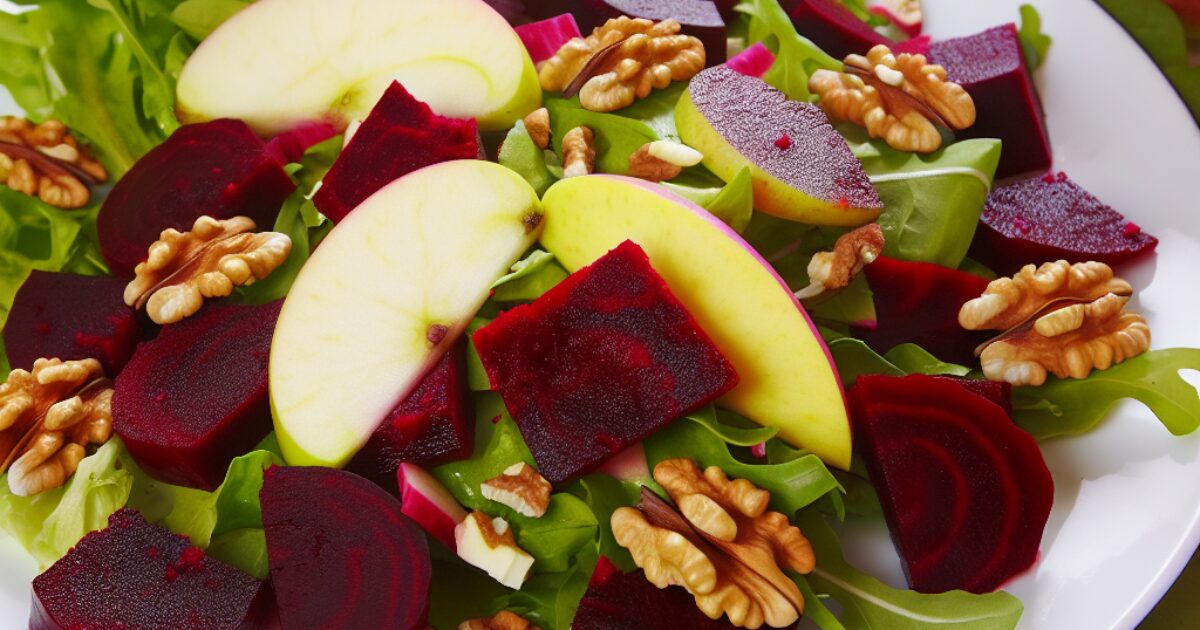 סלט סלק ותפוחים המושלם לכל אירוע