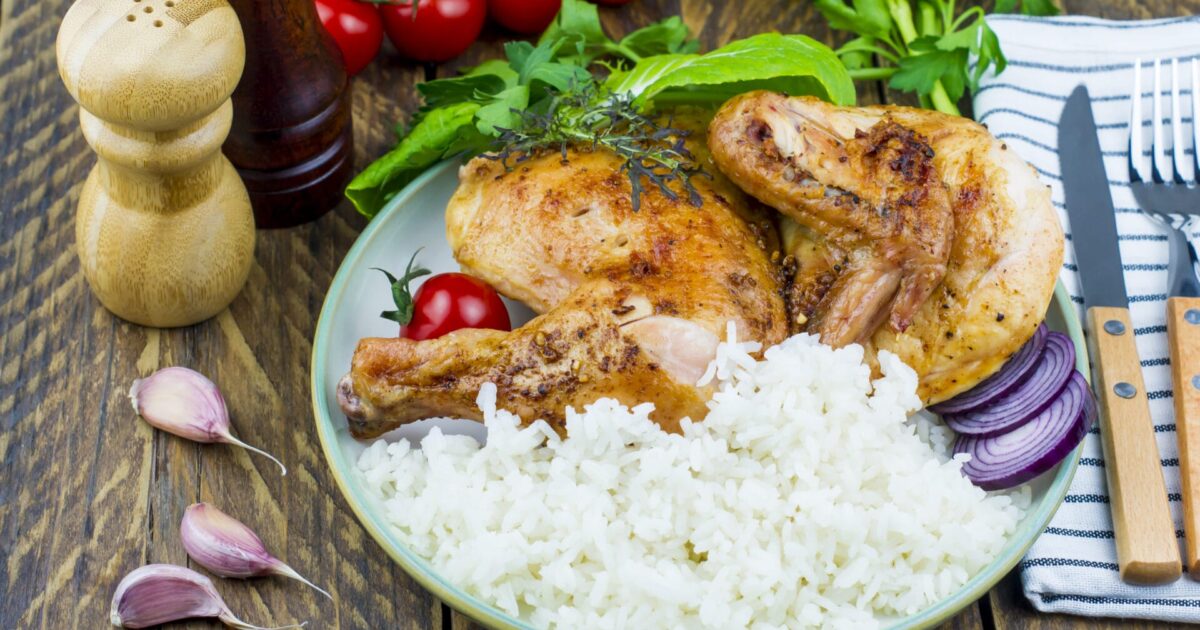 עוף ואורז בנינג'ה גריל