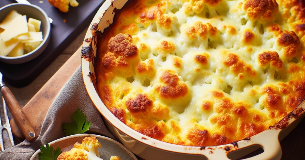 פשטידת כרובית וגבינות שסוחפת את ישראל