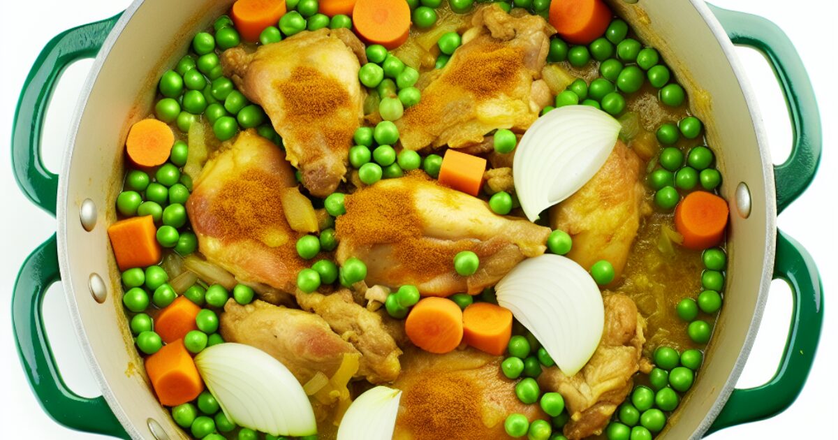 תבשיל עוף עם אפונה מרוקאי: טעמים שאין להם תחליף